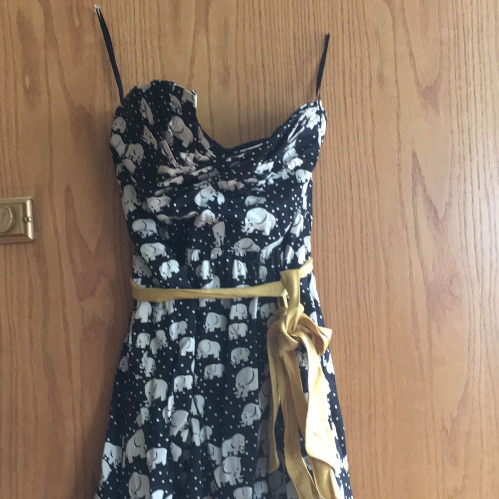 Elephant print dress